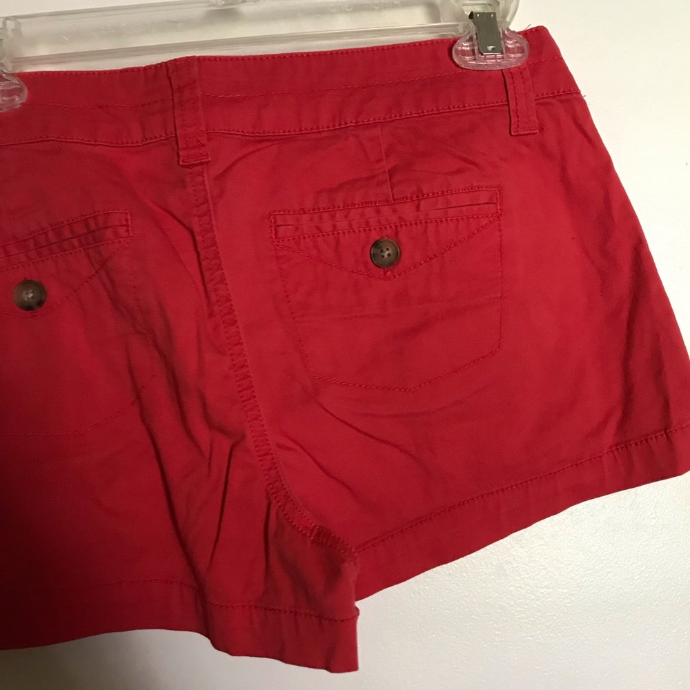 Red shorts